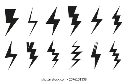 Icono de luz de diseño plano conjunto de colección de arte vector