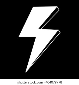 lightning icon Illustration design
