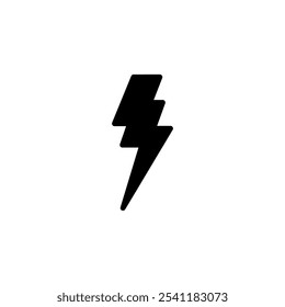 Relâmpago ícone logotipo design. sinal elétrico e símbolo. ícone de energia. sinal de energia