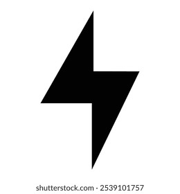 Icono de rayo logotipo conjunto de signos Vector de contorno