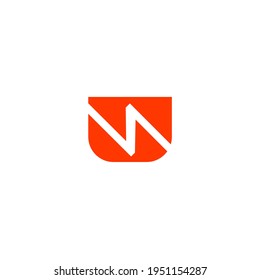 lightning icon in the middle of the orange box