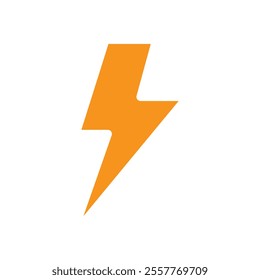 Lightning icon Outline vector for web ui