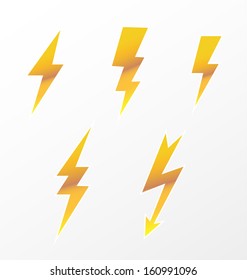 Lightning Icon Set 