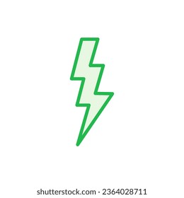 Lightning icon set. electric icon vector. power icon. energy sign