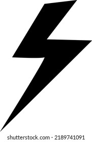 Lightning Icon. Sign Design Illustration On White Background..eps
