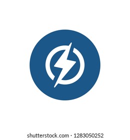 Lightning icon sign symbol