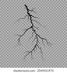 Icono de relámpago. Siluetas del rayo aisladas en el fondo blanco. Pernos eléctricos, golpes del trueno, Plantilla de los iconos del fenómeno del Clima. Ilustración vectorial.