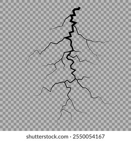 Icono de relámpago. Siluetas del rayo aisladas en el fondo blanco. Pernos eléctricos, golpes del trueno, Plantilla de los iconos del fenómeno del Clima. Ilustración vectorial.