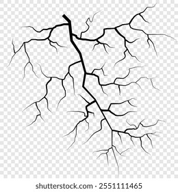 Icono de relámpago. Siluetas del rayo aisladas en el fondo blanco. Pernos eléctricos, golpes del trueno, Plantilla de los iconos del fenómeno del Clima. Ilustración vectorial.