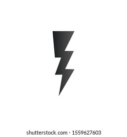 Lightning Icon. Stock Vector illustration isolated on white background.