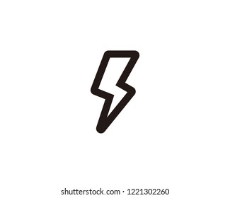 Lightning icon symbol