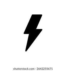 Lightning icon symbol for apps and websites. electric sign and symbol. power icon. energy sign