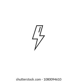Lightning icon template