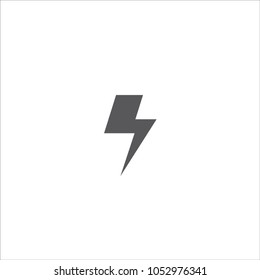 lightning icon vector