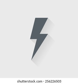 Lightning icon - Vector