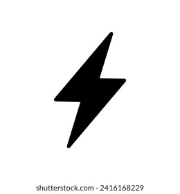 Lightning icon vector. electric icon vector. power icon. energy sign