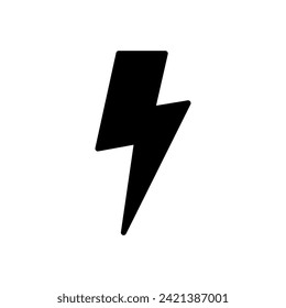 Lightning icon vector. electric icon vector. power icon. energy sign