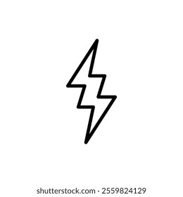 Lightning icon vector. electric sign and symbol. power icon. energy sign