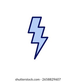 Lightning icon vector. electric sign and symbol. power icon. energy sign