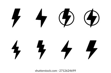 Lightning icon vector. electric sign and symbol. power icon. energy sign