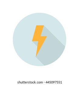 lightning icon. vector illustration