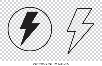 Lightning icon vector illustration design.