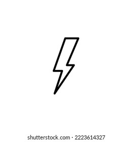 Lightning icon vector illustration. electric sign and symbol. power icon. energy sign