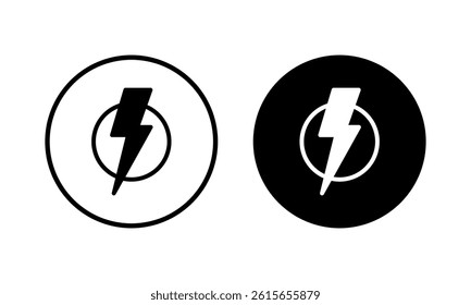 Lightning icon vector illustration. electric sign and symbol. power icon. energy sign