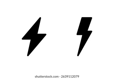 Lightning icon vector illustration. electric sign and symbol. power icon. energy sign