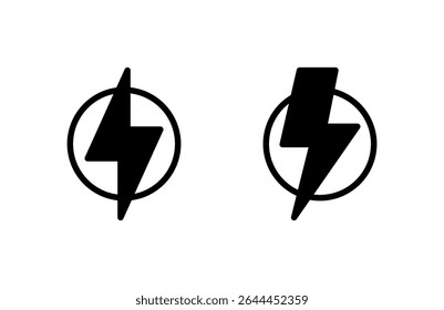 Lightning icon vector illustration. electric sign and symbol. power icon. energy sign
