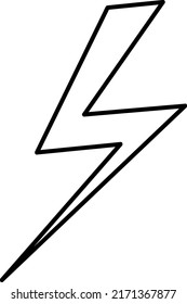 Lightning icon vector illustration on white background.1.eps
