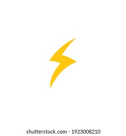 lightning icon vector illustration template design