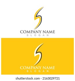 lightning icon vector illustration template design