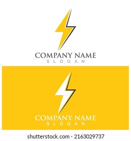 lightning icon vector illustration template design
