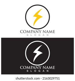 lightning icon vector illustration template design