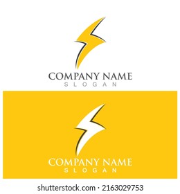 lightning icon vector illustration template design