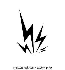 Lightning icon vector. levin illustration sign. power symbol. weather logo.