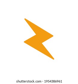 Lightning Icon Vector Stock Illustration 