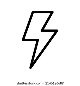Illustration des Blitzsymboles Vectorsymbol-Design