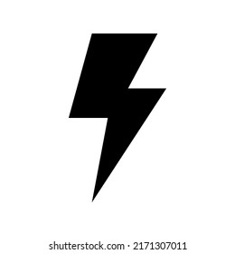 Ilustración de diseño de símbolos vectores de iconos relámpago