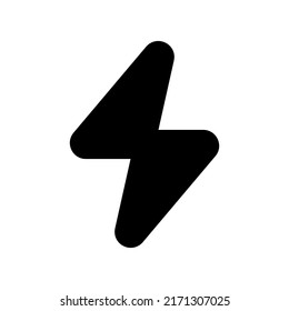 Lightning Icon Vector Symbol Design Illustration