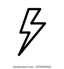 Lightning Icon Vector Symbol Design Illustration