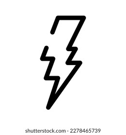 Lightning Icon Vector Symbol Design Illustration
