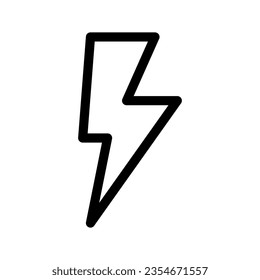 Lightning Icon Vector Symbol Design Illustration