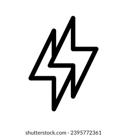 Lightning Icon Vector Symbol Design Illustration