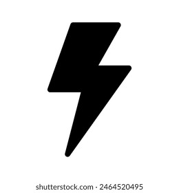 Lightning Icon Vector Symbol Design Illustration