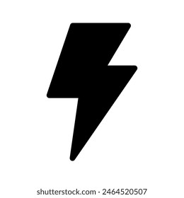 Lightning Icon Vector Symbol Design Illustration