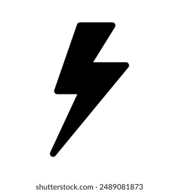 Ilustración de diseño de símbolo de Vector de icono relámpago
