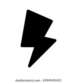 Lightning Icon Vector Symbol Design Illustration