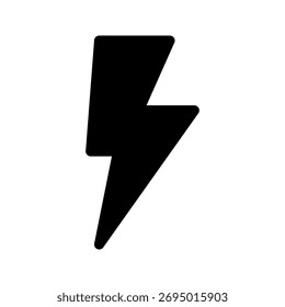 Lightning Icon Vector Symbol Design Illustration
